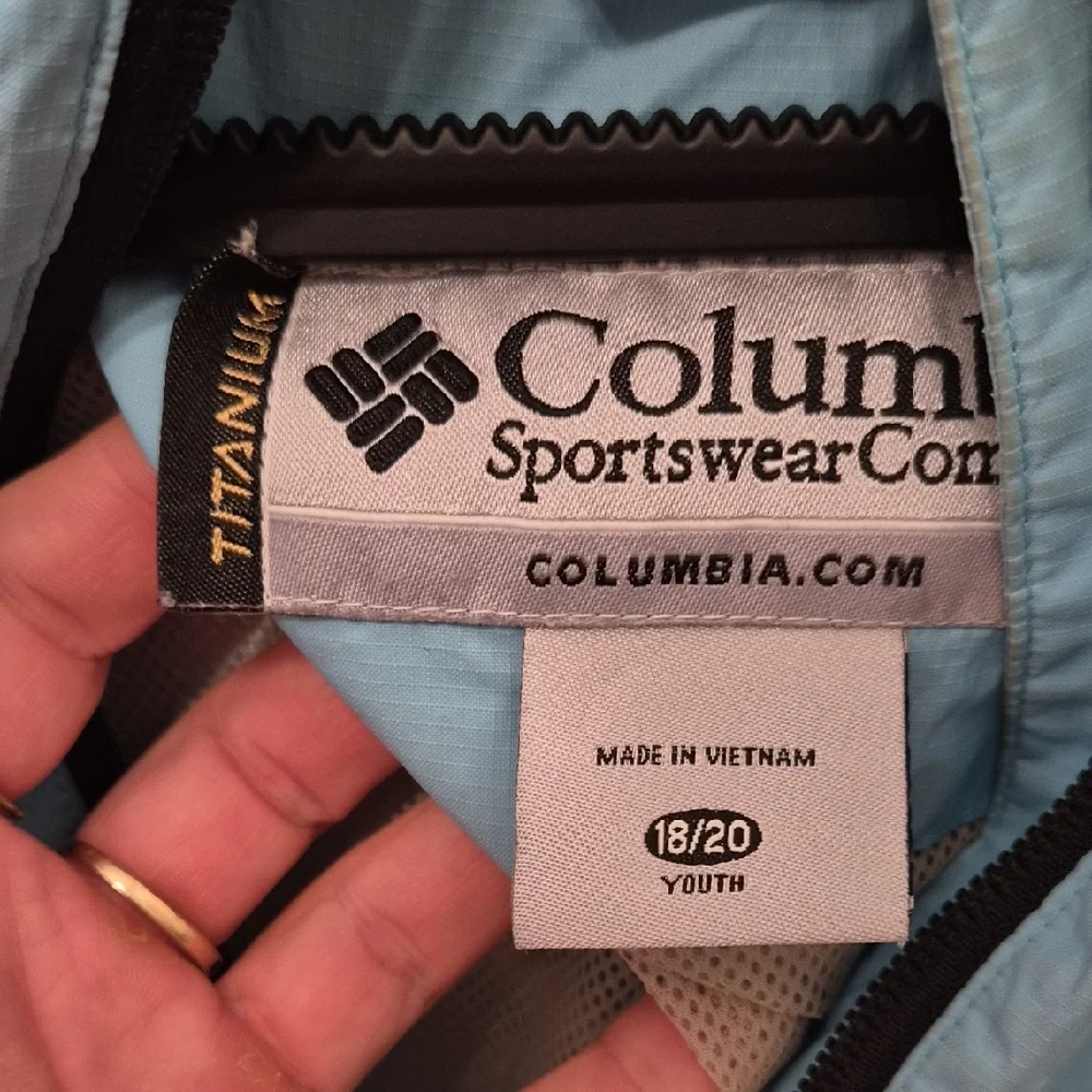 Columbia Sky Blue Hooded Jacket - Picture 5 of 5